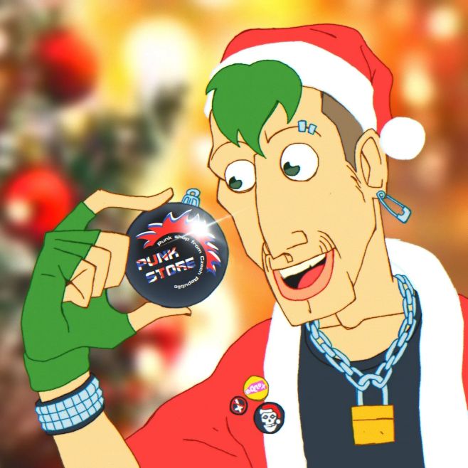 Get ready - Christmas is approaching fast! 🔊 #punkstore #punk #punkrock #rock #metal #tričko #nášivka #placka #mikina...